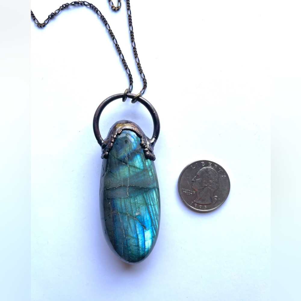 Copper & Labradorite pendant Necklace